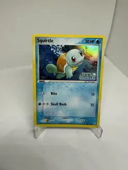 Pokemon TCG Crystal Guardians Squirtle Card 63/100 Stamped Reverse Holo - Image 1