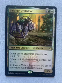 Tolsimir Wolfblood [Ravnica Remastered] Foil Near Mint - Image 1