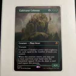 MTG Cultivator Colossus - Borderless - Innistrad Remastered #317 - Image 1