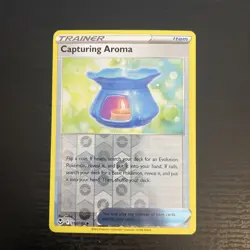 Pokemon : SWSH SILVER TEMPEST CAPTURING AROMA 153/195 UNCOMMON REVERSE - Image 1