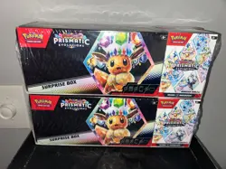 Pokemon Prismatic Evolutions Surprise Box And Booster Bundle Packs FAST SHIPPING - Image 1