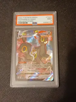2022 POKEMON SWORD & SHIELD BRILLIANT STARS #TG23 FULL ART/UMBREON VMAX PSA 9 - Image 3