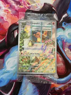 Charmander SVP 044 SEALED Illustration Rare Black Star Promo Pokemon Card - Image 1
