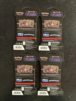 Pokemon Mega Evolution Phantasmal Flames Sleeved Booster(4)Pokemon Booster Packs - Image 2