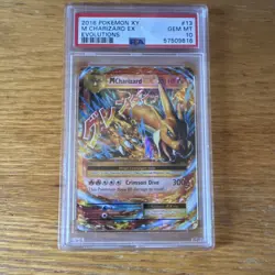 Pokemon M Charizard EX 13/108 Evolutions Holo PSA 10 Ultra Rare Graded - Image 1