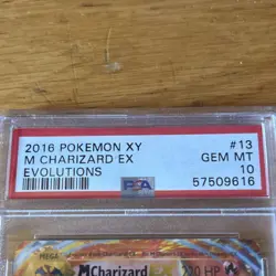 Pokemon M Charizard EX 13/108 Evolutions Holo PSA 10 Ultra Rare Graded - Image 3