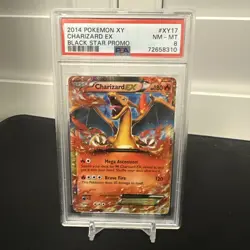 Pokemon TCG Charizard EX Black Star Promo 2014 XY PSA 8 - Image 1