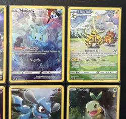 Pokemon TCG Crown Zenith Galarian Gallery Card Lot of 8 NM/M Mew Manaphy Riolu - Image 3