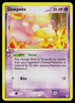 Pokemon Card - Slowpoke Team Rocket Returns 76/109 Common - Image 1