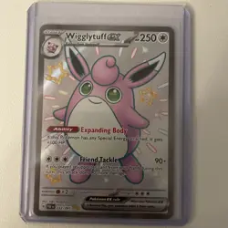 Wigglytuff ex - 222/091 - Shiny Full Art - Pokemon TCG - Paldean Fates - NM - Image 1