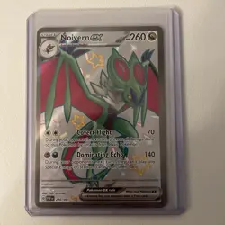 Pokemon Paldean Fates Noivern EX 220/091 Full Art Ultra Rare Shiny NM/M - Image 1