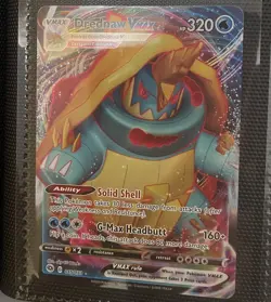 Drednaw VMAX 015/073 - Champion's Path - Ultra Rare Holo Pokemon Card Near Mint - Image 1