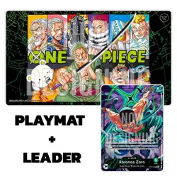 One Piece TGC Official Playmat Vol.4 Eng Inglese Tappeto + Carta Zoro OP12-020 L - Image 5