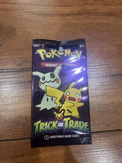 Set Of 5 pokemon cards Booster packs Halloween 2023 Trick Or Trade Nintendo - Image 2