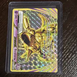 Pokemon Nidoking BREAK Evolutions Holo Rare 46/108 180HP Card - Image 1