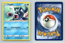 Popplio #64/214 Sun & Moon Lost Thunder Common Pokemon 2018 TCG Card - Image 1