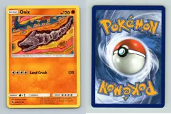 Onix #109/214 Sun & Moon Lost Thunder Common Pokemon 2018 TCG Card - Image 1