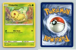 Chikorita #6/214 Sun & Moon Lost Thunder Common Pokemon 2018 TCG Card - Image 1