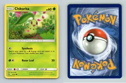 Chikorita #5/214 Sun & Moon Lost Thunder Common Pokemon 2018 TCG Card - Image 1