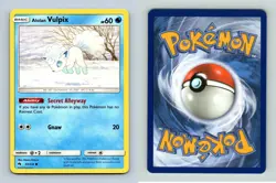 Alolan Vulpix #53/214 Sun & Moon Lost Thunder Common Pokemon 2018 TCG Card - Image 1