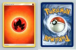 Fire Energy Sun & Moon Lost Thunder Pokemon 2018 TCG Card - Image 1