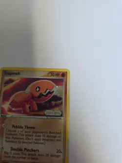 Pokemon TCG 2006 Vintage Trapinch EX Legend Maker Holo Stamped Card 67/92 - Image 5