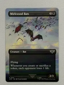Mirkwood Bats (Borderless) Universes Beyond: the Lord of the Rings: Tales of... - Image 1