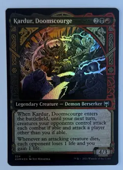 Kardur Doomscourge FOIL Showcase MTG KHM Pack Fresh Unplayed - Image 1