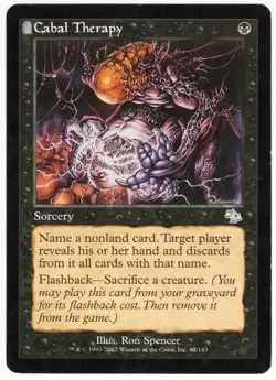 Cabal Therapy 2002 Judgment Black Uncommon Sorcery MTG SP - NM AZC - Image 1