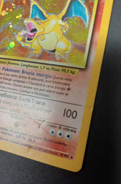 Charizard Holo Set Base 1ª Edizione 4/102 ITA – Carta Pokemon Rara - Image 2