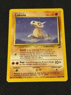 Cubone 70/130 - Base Set 2 Pokemon 1 - Image 1