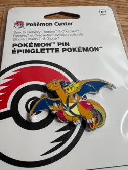 Pokemon Center 2-Pin Set: Special Delivery Pikachu & Charizard - Image 3