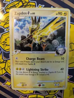 Zapdos G Holo Rare Holo Arceus 12/99 Pokemon TCG Heavy Play - Image 1