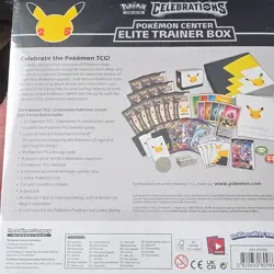 Pokemon TCG Celebrations Elite Trainer Box Pokemon Center English - Image 2