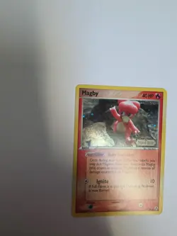 Pokemon TCG Magby 58/92 EX Legend Maker Reverse Holo Stamped - Image 4