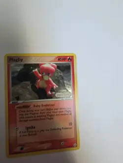 Pokemon TCG Magby 58/92 EX Legend Maker Reverse Holo Stamped - Image 5