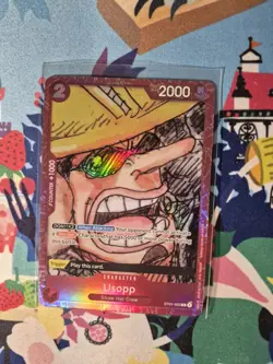 One Piece Card Game Usopp ST01-002 (ONE PIECE FILM RED Edition) Near Mint - Image 1