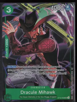 Dracule Mihawk (Illustration Box Vol.4) SR One Piece Promotion Cards ST12-003 LP - Image 1