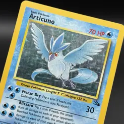 Pokemon TCG Articuno Fossil Holo Card 2/62 Unlimited Rare - Image 4