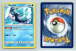 Mantine #58/214 Sun & Moon Lost Thunder Uncommon Pokemon 2018 TCG Card - Image 1