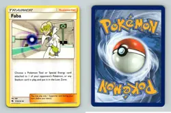 Faba #173/214 Sun & Moon Lost Thunder Uncommon Pokemon 2018 TCG Card - Image 1