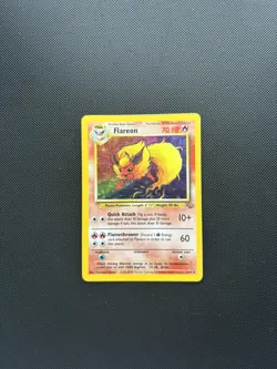 Pokemon Card Jungle Set Holo Flareon 3/64 WOTC - Image 3