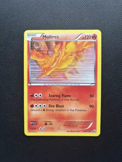 Pokemon Card Legendary Treasures Holo Moltres 22/113 - Image 1