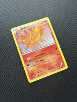 Pokemon Card Legendary Treasures Holo Moltres 22/113 - Image 3