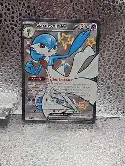 Pokemon TCG Gardevoir Ex 217/091 Shiny Ultra Rare Paldean Fates 2024 - Image 1