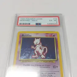 MEWTWO PSA 6 1999 POKEMON GAME #10/102 RARE HOLO 832 - Image 4