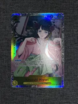 Kouzuki Hiyori SR English | Wings of the Captain | One Piece TCG OP06-106 | NM - Image 1