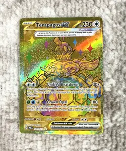 Pokemon SV: Prismatic Evolutions Terapagos ex 180/131 NM Card TCG - Image 1