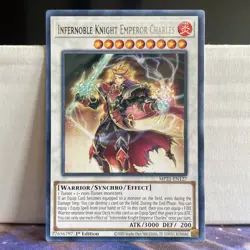1ST EDITION INFERNOBLE KNIGHT EMPEROR CHARLES 2020 MP21-EN127 YUGIOH CARD (NM) - Image 1