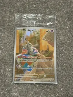 Mimikyu SVP075 Paldean Fates Promo Card - SEALED - Image 1
